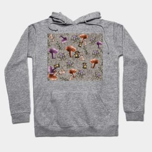 Woodland Mice and Mushrooms Hoodie